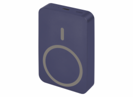 EMOS POWERBANKA WI 1046, bezdrátové nabíjení 20W, 10.000mAh, MODRÁ, 1xUSB-C