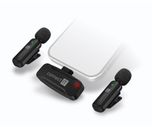 CONNECT IT Wireless Lavalier mikrofon Lightning konektor ...