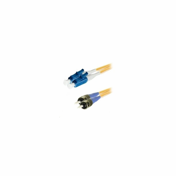 Duplexní patch kabel SM 9/125, OS2, LC-ST, LS0H, 1m