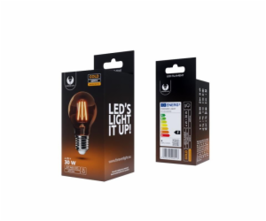 LED žárovka Forever E27 A60 4W COG gold teplá bílá (2200K)