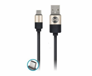 Datový kabel Forever Modern USB/USB-C 1m 2A černý