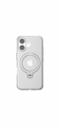 Torras Ostand Spin Case for iPhone 16 (Transparent)