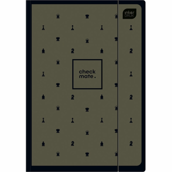 Interdruk Folder s gumičkou A4 + Soft Touch Chess
