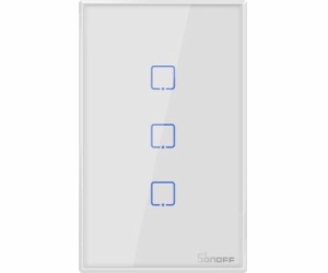 Sonoff T2US3C - 3-gangový Wi-Fi chytrý nástěnný vypínač U...