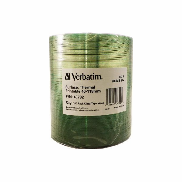 Verbatim CD-R Verbatim 700 MB 52x termální tisk bez ID zn...