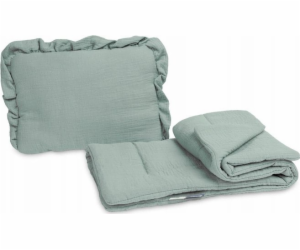 SET KOČÁRKU Sensillo MUSLÍN - KHAKI