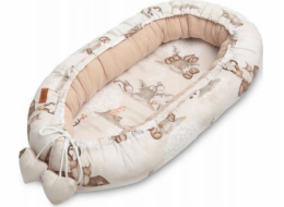 Sensillo COCOON MUSLIN TRAVA HNĚDÁ 80x45