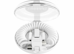 Od malých všeumělů? - Nabíjecí kabel MFI All-in-One 50 cm - Bílý