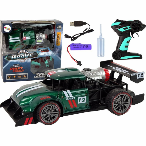 Dálkové ovládání LeanToys Car Sports R/C 1:16 Green Water...
