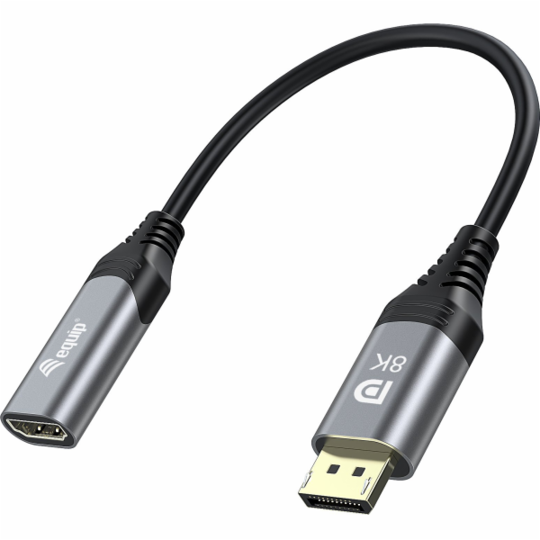 AV Adapter Equip Equip Displayport->HDMI adaptér 1.4 St/B...
