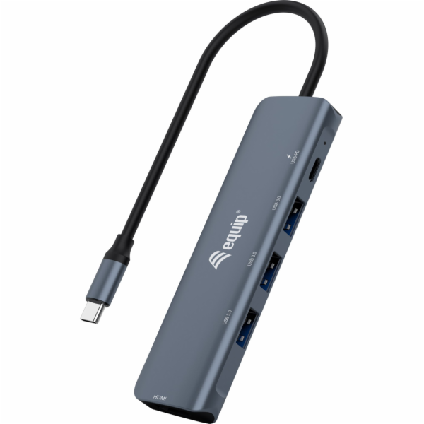 AV Adapter Equip Equip Dock USB-C -> HDMI, 3xUSB3.0, 100W...
