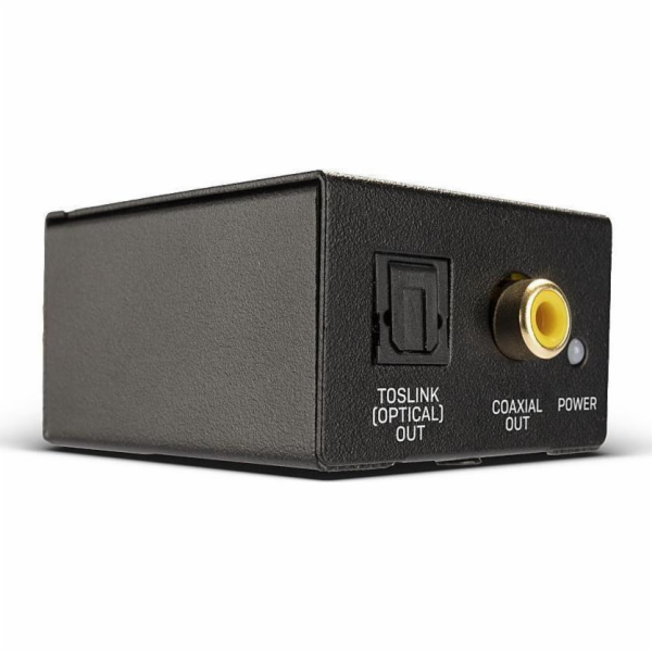 Lindy Toslink AV adaptér – RCA (Cinch) x2 černý (70309)