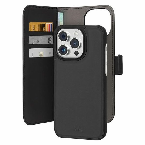 Peněženka SBS Mobile Puro Eco-Leder iPhone 15 Pro Max černá