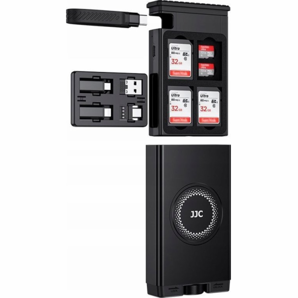 JJC pouzdro + čtečka karet SD MicroSD TF na USB TYP-C USB...