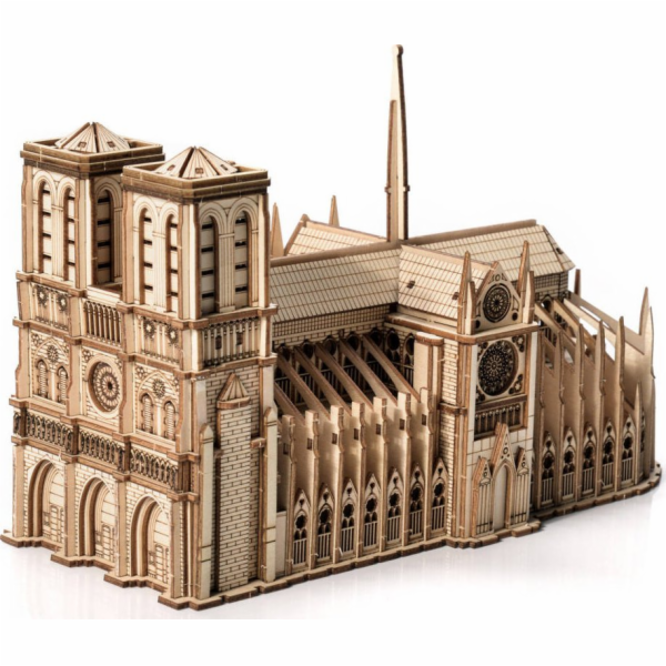Pěkný nápad Malý příběh Dřevěné puzzle 3D model - Notre-Dame