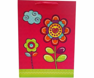 JU-PITER Dárková taška 3D květiny 8868A 31x242x12cm p12, ...
