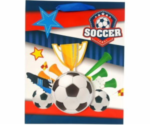 JU-PITER Dárková taška fotbal 3D 9026C 17,5x23,5x8cm p12,...
