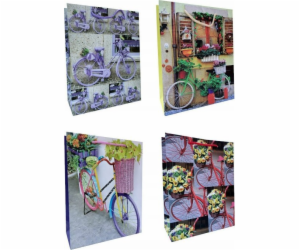 JU-PITER Dárková taška Kolo v květech 553B 25x32x11cm p12...