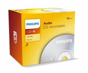 1x10 Philips CD-R 80Min Audio JC