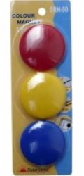 Herlitz MAGNETY NA DESKY 50 MM SMĚS BAREV (3)