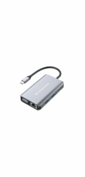 Conceptronic AV adaptér CONCEPTRONIC Dock USB-C->HDMI,VGA,GbE,3xUSB3.0,100WPD0.25mgr