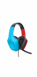 TRUST Herní sluchátka GXT 416S ZIROX, pro Nintendo Switch, modro-červená