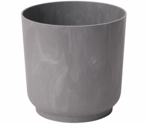 Květináč Forma Plast SATINA 4283-081, O 17 cm, šedá