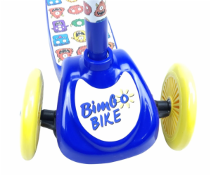Dětská koloběžka Bimbo Bike, modrá/žlutá