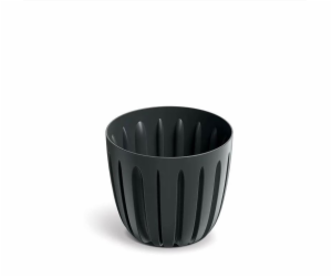 Květináč Prosperplast WARIO, plastový, O 16,8 cm, černý