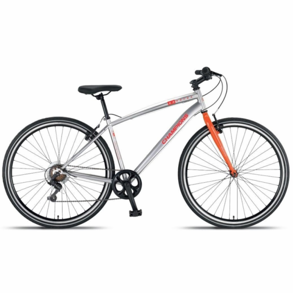 Hybridní kolo Champions, 28", stříbrná