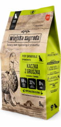 WIEJSKA ZAGRODA Kachna s hruškou M – suché krmivo pro psy – 9kg