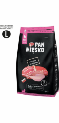 PAN MIESKO Telecí maso s křepelkou L štěně - sušené mléko pro psy - 20kg