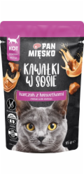 PAN MIESKO Kousky v omáčce Kuře s krevetami - mokrá smetana na kuře - 85g