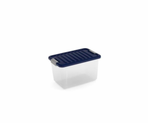 Box KIS W Box S transparentní, indigo modrá