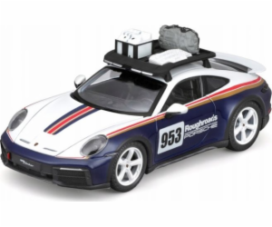 Bburago BBU 1:24 Racing Porsche 911 Dakar met blue 28029