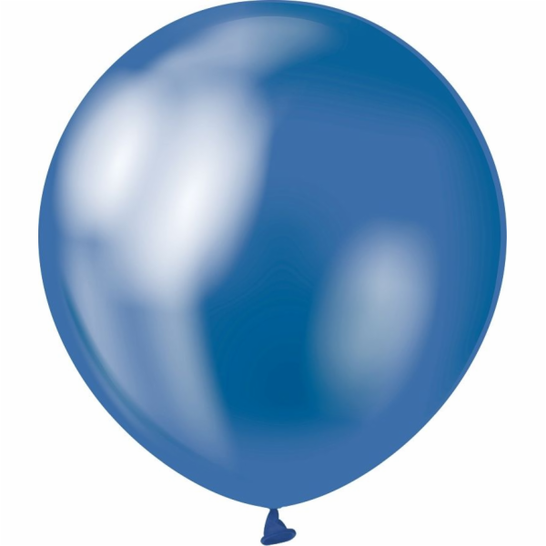 GoDan Blue chromované balónky, B&C, 13 cm, 20 ks.