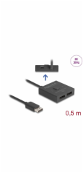 DeLOCK DisplayPort Switch 2 > 1 obousměrný 8K