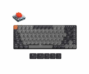 Bezdrátová nízkoprofilová klávesnice Keychron K3 LED Red ...