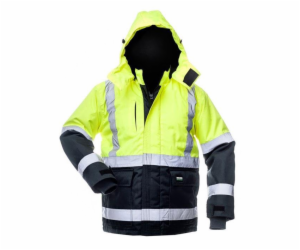 BO_SAFETY Bunda CANVAS HI-VIS FB-8946 žlutá, modrá, XL
