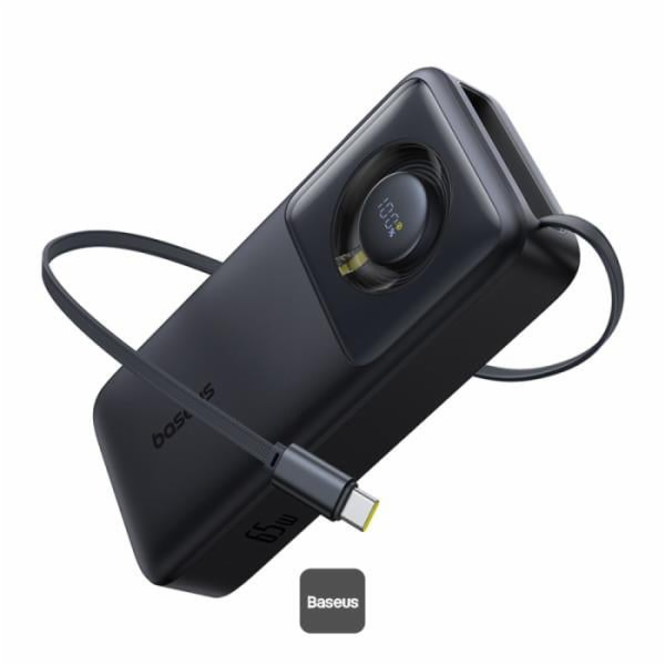 Powerbanka Baseus Free2Pull 20000mAh, 65W, s kabelem USB-...