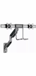 Gembird nástěnný držák pro 2 monitory 17-32 palců, 8kg