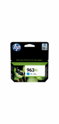 HP 963XL - 22.77 ml - Vysoká výtěžnost - azurová - originální - inkoustová cartridge - pro Officejet Pro 9010, 9012, 9014, 9015, 9016, 9019, 9020, 9022, 9025