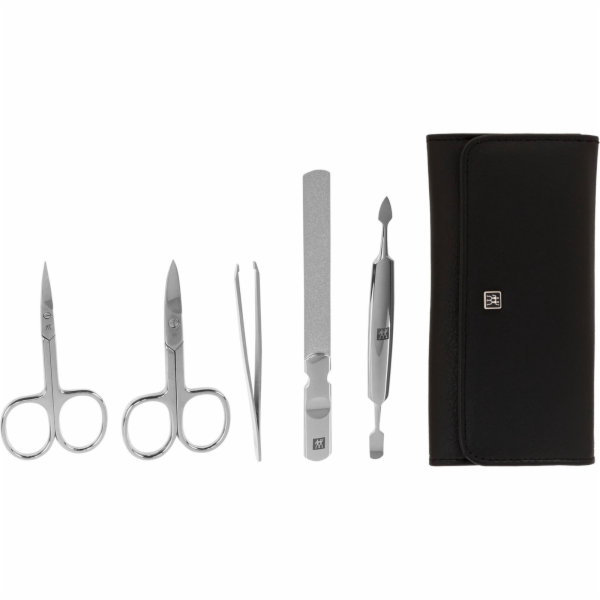 Zwilling Maniküre Pediküre Set 5tlg. mit Nagelschere, Leder