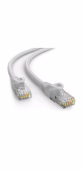 Kabel C-TECH patchcord Cat6e, UTP, šedý, 50m