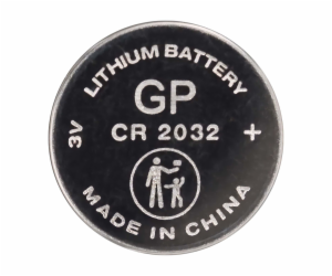 1x500 GP CR2032 Lithium 3V Knopfzelle BULK Schrumpfpack
