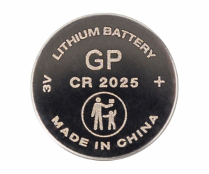 1x500 GP CR2025 Lithium 3V Knopfzelle BULK Schrumpfpack