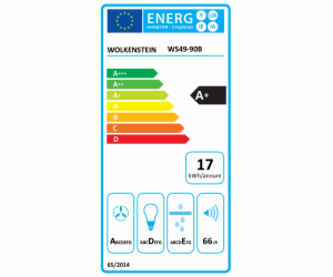 WOLKENSTEIN WS49-90B digestoř 90 cm černá
