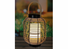 Venkovní lucerna s LED svíčkou ratanová 24 cm KO-AF5000710