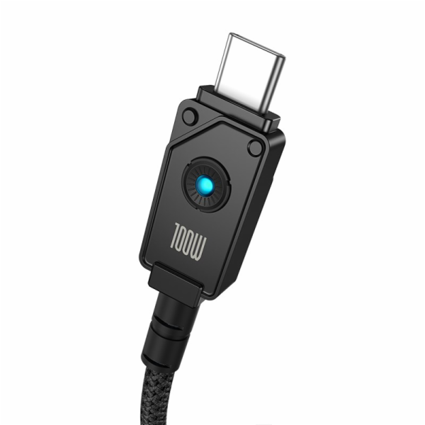 Baseus Unbreakable Kabel USB A na USB C 2 m 100 W Černá