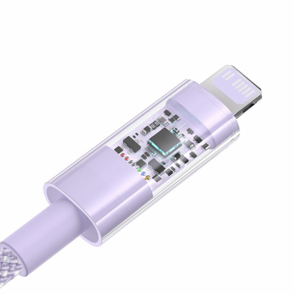 Baseus Gem Rychlonabíjecí kabel USB-C na iP 1 m 20 W Fialová